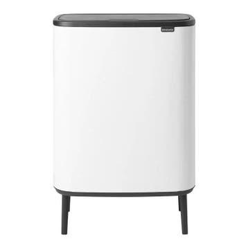 Brabantia Bo Touch Bin Hi Prullenbak - 60L - White — Nieuw, Nieuw
