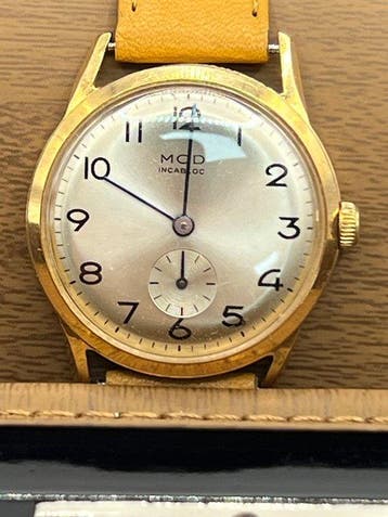 MOD - Incabloc Sub-Second Jumbo Dress Watch - Zonder, Sieraden, Tassen en Uiterlijk, Horloges | Heren, Nieuw