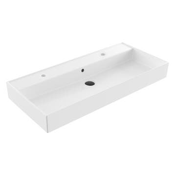 Sani Royal Wastafel Edge Keramiek Wit Glans, Doe-het-zelf en Verbouw, Nieuw