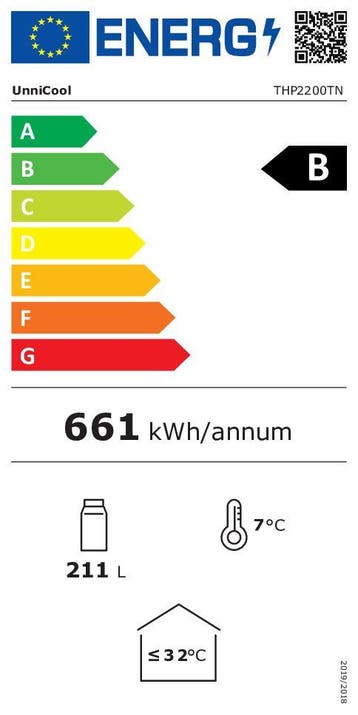 Unnicool Koelwerkbank | 282L | 2 Deuren (1/1 GN) | +2°c/+8°c, Ophalen of Verzenden, Nieuw