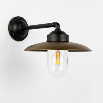 Palazzo Stallamp Zwart Brons Buitenverlichting, Tuin en Terras, Verzenden, Wandlamp, 50 tot 250 watt, Nieuw