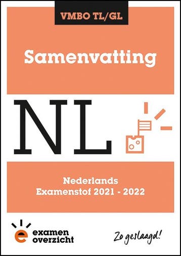 ExamenOverzicht   Samenvatting Nederlands VMBO 9789493237940, Verzenden, Zo goed als nieuw