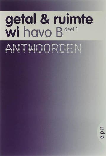 Getal en Ruimte 1 Havo B Antwoorden - L.A. Reichard, Verzenden, Gelezen, L.A. Reichard