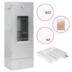 vidaXL BBQ-rookoven met koude rookgenerator gegalvaniseerd, Tuin en Terras, Verzenden, Nieuw