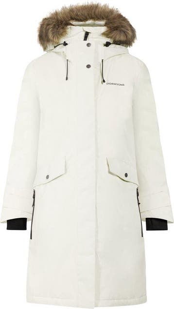 Didriksons ERIKA WNS PARKA 3 Dames Outdoorjas - White Foam -, Verzenden, Nieuw