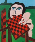 Jan Sierhuis (1928) - Portret van een schaker