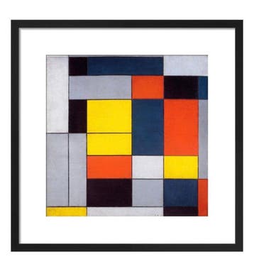 Piet Mondrian - “No. VI Composition No.II, 1920”. Signed and