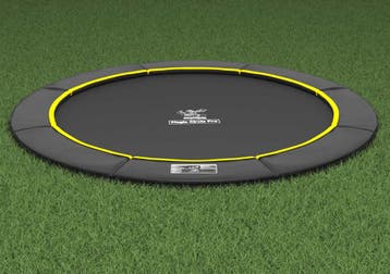 Flat to the Ground Trampoline Magic Circle Pro Black 366 cm, Ophalen of Verzenden, Nieuw