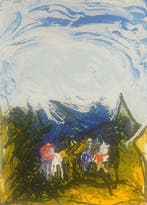 Mario Schifano (1934-1998) - Area aperta, Antiek en Kunst