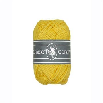 Durable Coral Mini 2180 Bright Yellow, Hobby en Vrije tijd, Breien en Haken, Ophalen of Verzenden, Nieuw, Breien of Haken, Wol of Garen