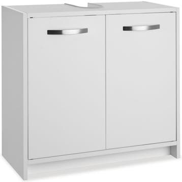Wastafelonderkast Katalina, ruim, draagkracht 20 kg - wit, Verzenden, Nieuw