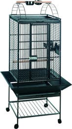 Papegaaienkooi Flamingo Pico Antraciet – Luxe papegaaienk., Verzenden, Nieuw, Metaal, Vogelkooi