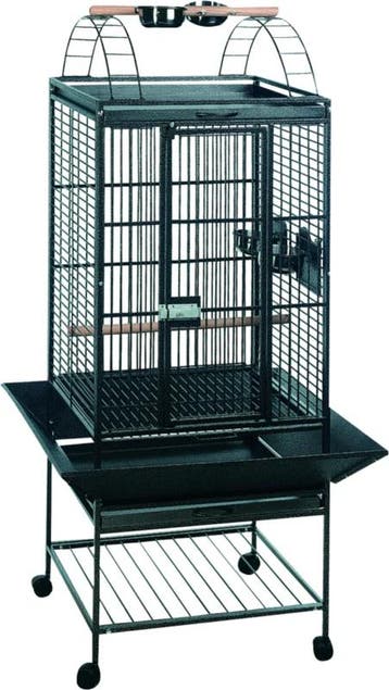 Papegaaienkooi Flamingo Pico Antraciet – Luxe Papegaaienk., Verzenden, Nieuw, Metaal, Vogelkooi