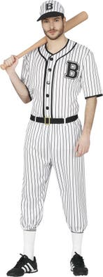 Honkbal Speler Kostuum White Mays, Ophalen of Verzenden, Nieuw