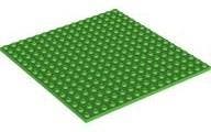 LEGO Plaat 16 x 16 - Fel Groen - 91405, Verzenden, Zo goed als nieuw