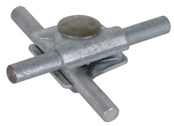 Dehn MV klem voor Rd 8-10mm met M10x35mm spantkopschroef en, Verzenden, Nieuw, Overige typen