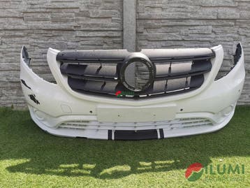 Mercedes Vito W447 14- Voorbumper 6XPDC Grill A4478804370, Verzenden, Gebruikt