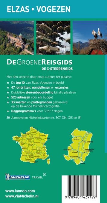 Elzas/Vogezen / De Groene Reisgids 9789401439497, Boeken, Reisgidsen, Verzenden, Zo goed als nieuw