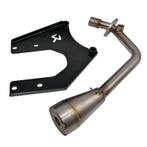 JM Tuning Voorbocht tbv Akrapovi Uitlaat - Vespa &amp; Zip, Ophalen of Verzenden, Nieuw