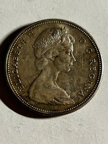 Canada Elizabeth II. 1 Dollar 1967 Flying Goose (Zonder