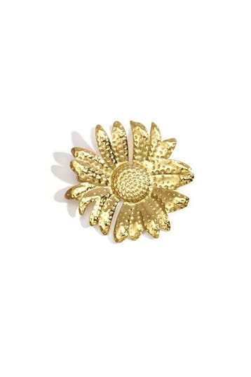 Goudlief Broche haarspeld in bloemvorm met stippenmotief, Sieraden, Tassen en Uiterlijk, Verzenden, Nieuw, Zilver, Overige materialen