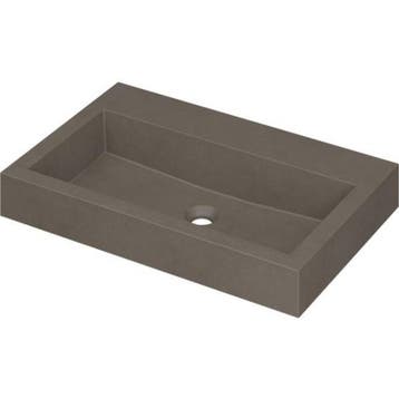 INK Momento Wastafel Quartz Zonder Kraangat - 700x450x90 mm, Ophalen of Verzenden, Nieuw