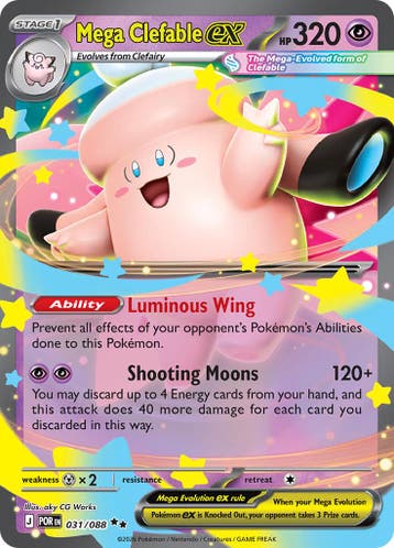Mega Clefable ex (POR 031), Ophalen of Verzenden, Nieuw