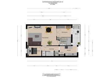 Te huur: Appartement Burgemeester Françoisplein in Den Haag, Den Haag, Appartement, Zuid-Holland