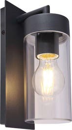 2dekans | Globo wandlamp Vessa - antraciet - luminium -, Huis en Inrichting, Lampen | Wandlampen, Ophalen of Verzenden, Zo goed als nieuw