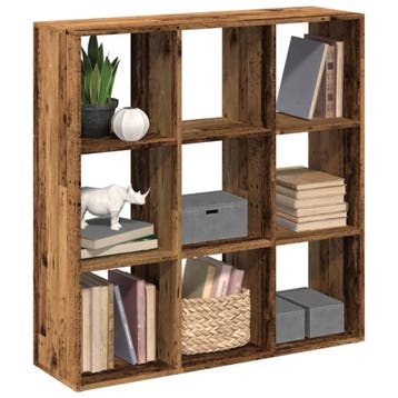 vidaXL Kamerscherm / boekenkast 102x29x103,5 cm hout oud, Verzenden, Nieuw, Overige houtsoorten