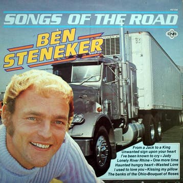 LP gebruikt - Ben Steneker - Songs Of The Road, Verzenden, Zo goed als nieuw, Overige formaten