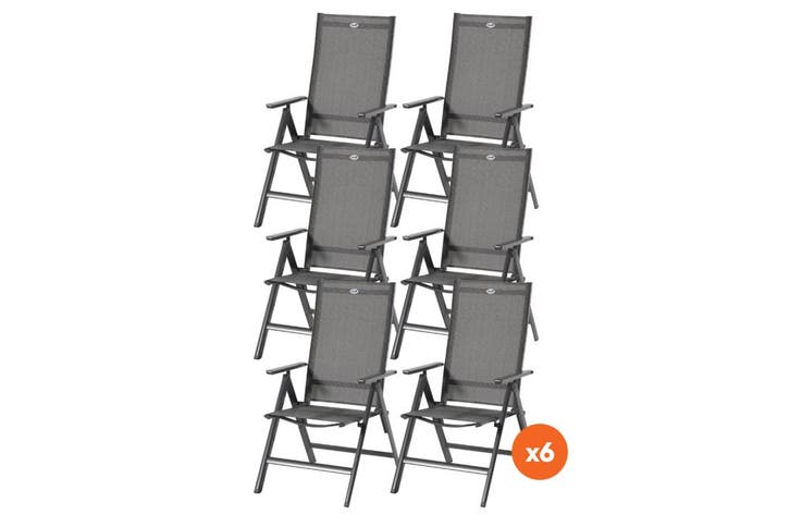 Set van 6 - Hartman Aruba verstelbare stoel, Tuin en Terras, Tuinsets en Loungesets, Nieuw, Overige materialen, Verzenden