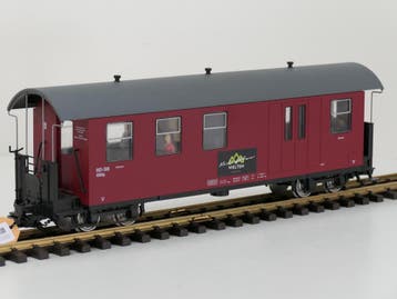 TRAINLINE45 3530795 HSB Packwagen, 902-308, 4 Figuren, In..., Ophalen of Verzenden, Gebruikt, Overige typen, Analoog