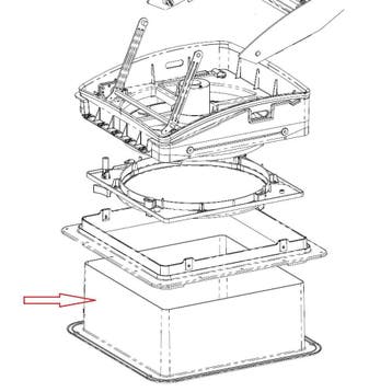 MaxxFan Interieur Rand Wit 7.62cm, Caravans en Kamperen, Ophalen of Verzenden, Nieuw