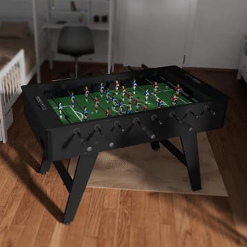 Tafelvoetbaltafel / Voetbaltafel - Incl. Accessoires - Zwart, Verzenden, Nieuw