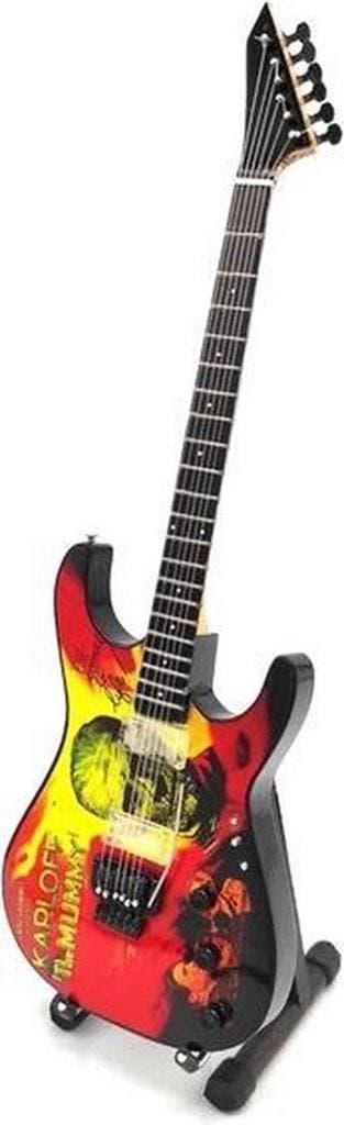 Miniatuur ESP Karloff Mummy gitaar - Kirk Hammett Metallica, Ophalen of Verzenden, Nieuw, Pop, Beeldje of Miniatuur