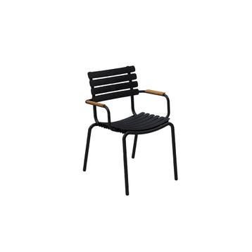 Houe reclips dining chair black 2021 - Tuinstoel - metalen, Tuin en Terras, Tuinstoelen, Nieuw
