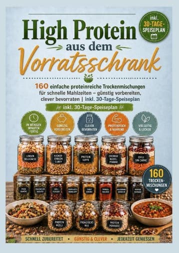 High Protein Aus Dem Vorratsschrank: 160 Einfache Proteinrei, Ophalen of Verzenden, Nieuw, Ella Feldgrill