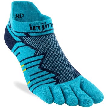 Injinji Ultra Run No-show teensokken  Turquoise - 40-44, Verzenden, Nieuw, Kleding