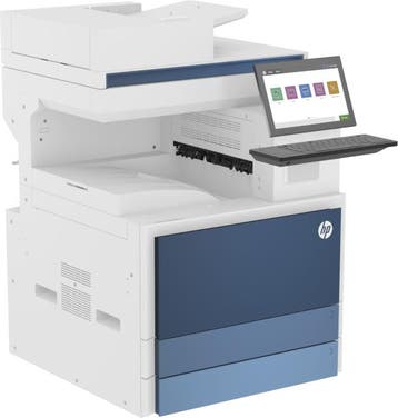 HP - LJ Managed E731z Flow MFP (5QK02A), Computers en Software, Zwart-en-wit printen, Gebruikt, Printer, HP