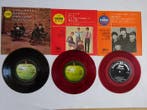 The Beatles - 3 Singles 7, Japan, 2 Singles Red Vinyl, -, Cd's en Dvd's, Vinyl Singles, Nieuw in verpakking