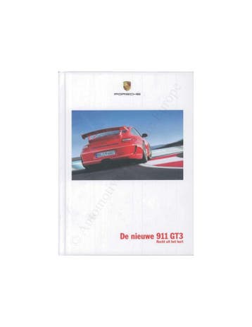 2009 PORSCHE 911 GT3 HARDCOVER BROCHURE NEDERLANDS, Boeken, Nieuw, Porsche, Author