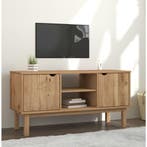 vidaXL Tv-meubel OTTA 113,5x43x57 cm massief grenenhout, 100 tot 150 cm, Verzenden, Nieuw, Minder dan 100 cm