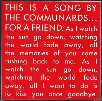 The Communards - For A Friend, Cd's en Dvd's, Ophalen of Verzenden, Gebruikt