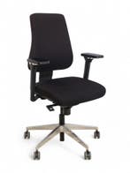 Custom NPR bureaustoel, zwart-chrome, Overige plaatsen, Ophalen of Verzenden, Gebruikt, Stoel