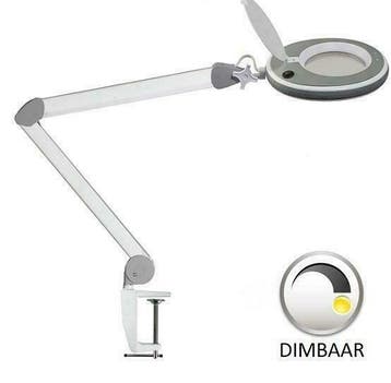 Loeplamp 127mm lens 5 dioptrie LED   DIMBAAR, Verzenden, Nieuw, Loeplamp