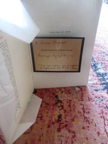 Marguerite YOURCENAR - LŒuvre au noir [avec carte de visite