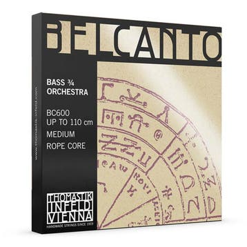 Thomastik Infeld THBC-600 double bass string set 3/4 (string, Ophalen of Verzenden, Nieuw