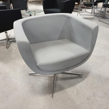 Kastel Koppa fauteuil - grijze stof, Ophalen of Verzenden, Nieuw
