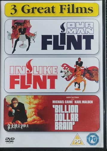 Our Man Flint + In like Flint + Billion dollar Brain (3 disc, Verzenden, Boxset, Zo goed als nieuw, Komedie